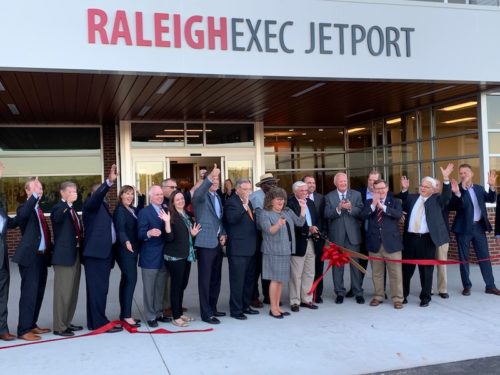 RaleighExec Jetport Dedicated to CCC Managing Member Buddy Keller